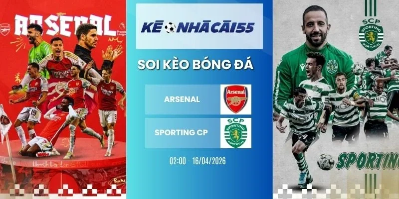 Kèo nhà cái Arsenal vs Sporting CP - C1, 16/04/2026